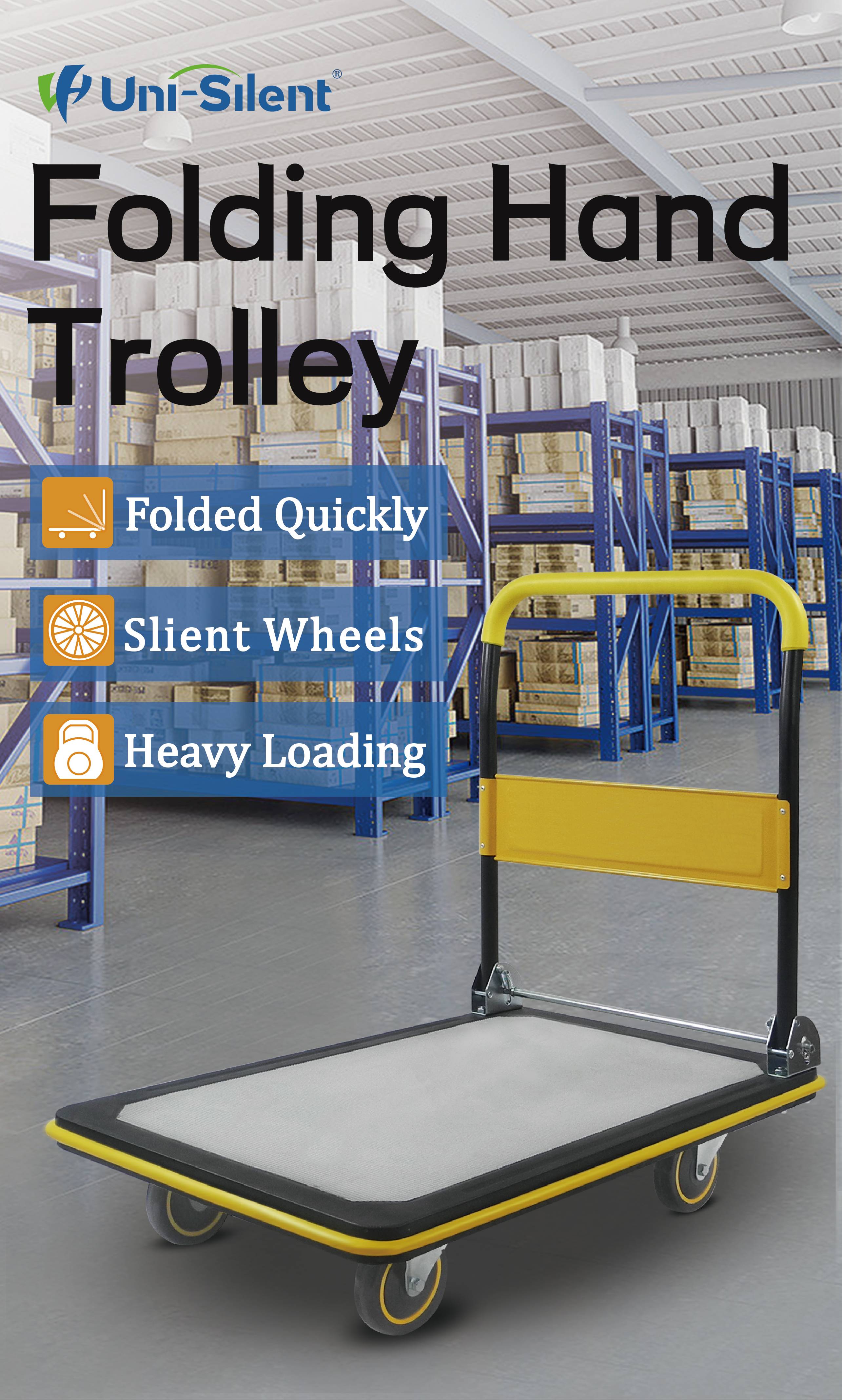 300kgs Multipurpose Steel Platform Hand Trolley Cart TB300P-DX